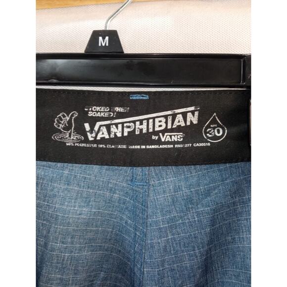 Vans Vanphibian Shorts Mens Gray Lightweight Quick Dry Beach Surf Swim Size 30 - Picture 6 of 9